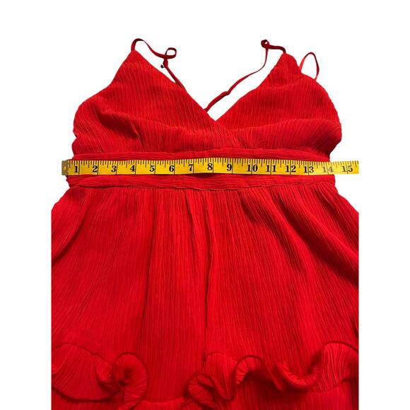 Saints and Secrets Red Mini Dress Size M - Picture 6 of 15